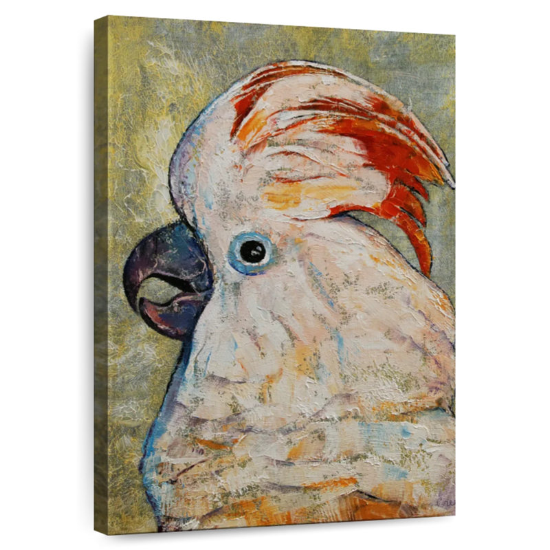 Brampt Moluccan Cockatoo, 36" H x 24" W