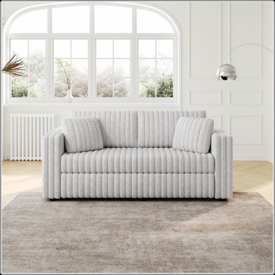 Canapé modulaire 75,6 pouces pour 2 personnes avec sièges confortables et design distinctif pour les chambres à coucher modernes