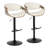 Lakyia Adjustable Faux Leather Bar Stool with Rounded T Footrest (Set of 2)-93302582-125600963