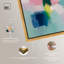 Décoration murale pastel rose et bleu sarcelle Dream Art par Art Remedy-118174630-118174634