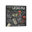 Lasagna Recipe - Print on Canvas-1884800126-1884800127