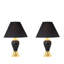 Lampe en céramique 3 pièces-44076319-44076317