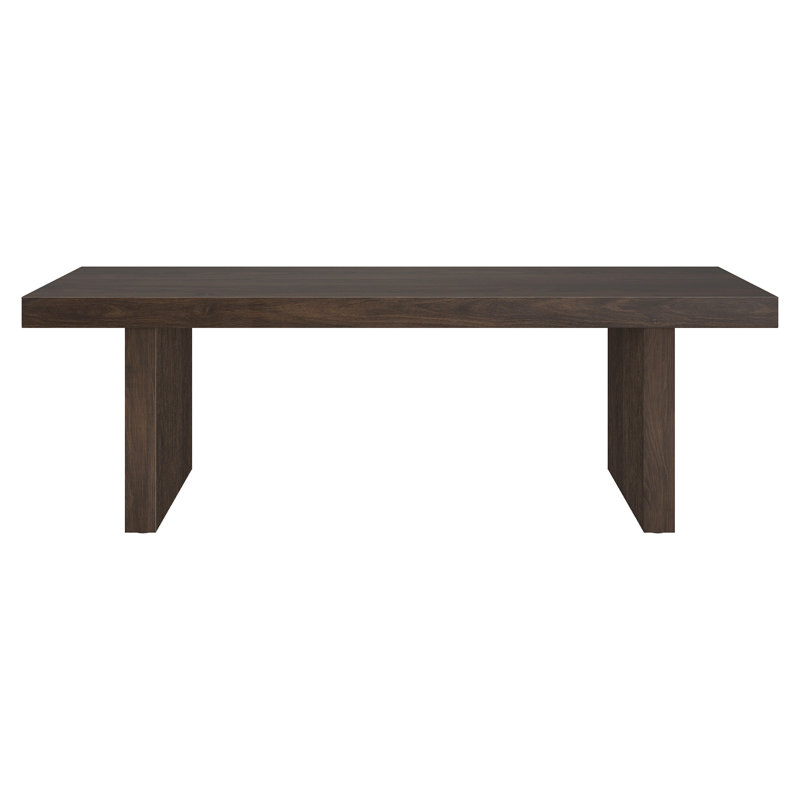 Soren 48" Wide Rectangular Coffee Table, Alder Brown