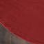 Tapis rond extérieur antidérapant 4 pi x 4 pi rouge brique