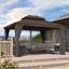 13 pi. L 11 pi. D Pavillon de jardin en aluminium-109264096