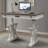 Kelsie-Mae Adjustable Solid Wood Top Writing Desk with Power Outlet-50305737