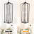 Farmhouse Kitchen Chandeliers, Vintage Rustic Cage Light Fixture Adjustable Height  Chandeliers For Dining Room Hallway Foyer Entryway (E12 Bulbs Not Included)-116865154-121208273
