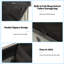 Boîte de rangement extérieure, boîte de rangement en métal, sac de rangement intégré en tissu Oxford, boîte de rangement extérieure verrouillable et imperméable pour coussins, coussins, outils, flotteurs de piscine - gris-123198069