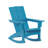Beauton Commercial All-Weather Rocking Adirondack Chair with Swiveling Cupholder-1377591830