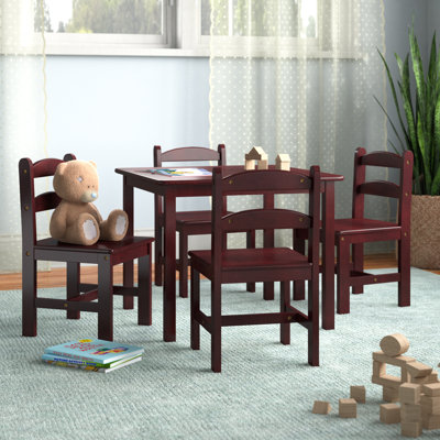 Culleen Kids 5 Piece Play Or Activity Table and Chair Set
