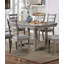 Siège de table de salle à manger en tissu de style rustique-142678690
