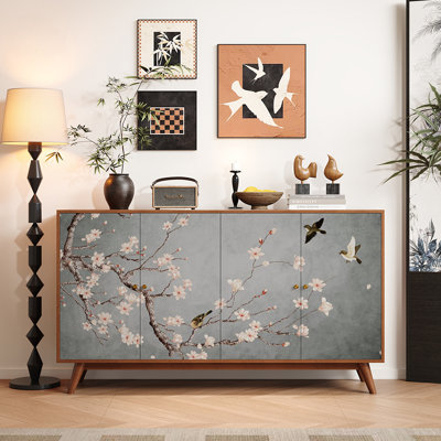 Buffet de luxe à la française de style minimaliste rétro