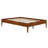 Modern Wood Platform Bed Frame with Wood Slats & Reliable Metal Support-372114068