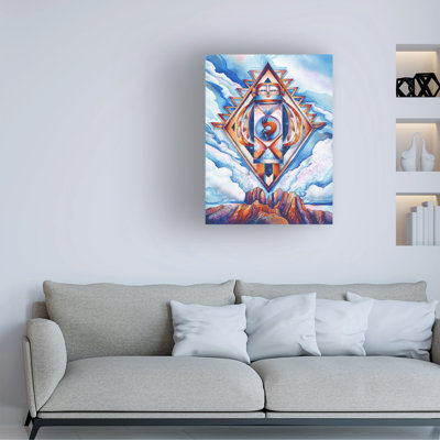 Art mural sur toile tendue - «Spirit Spirit» de Jody Bergsma pour décoration de salon, de chambre à coucher ou de bureau - 18 x 24