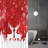 Hayllie Snowflake and Reindeer Shower Curtain