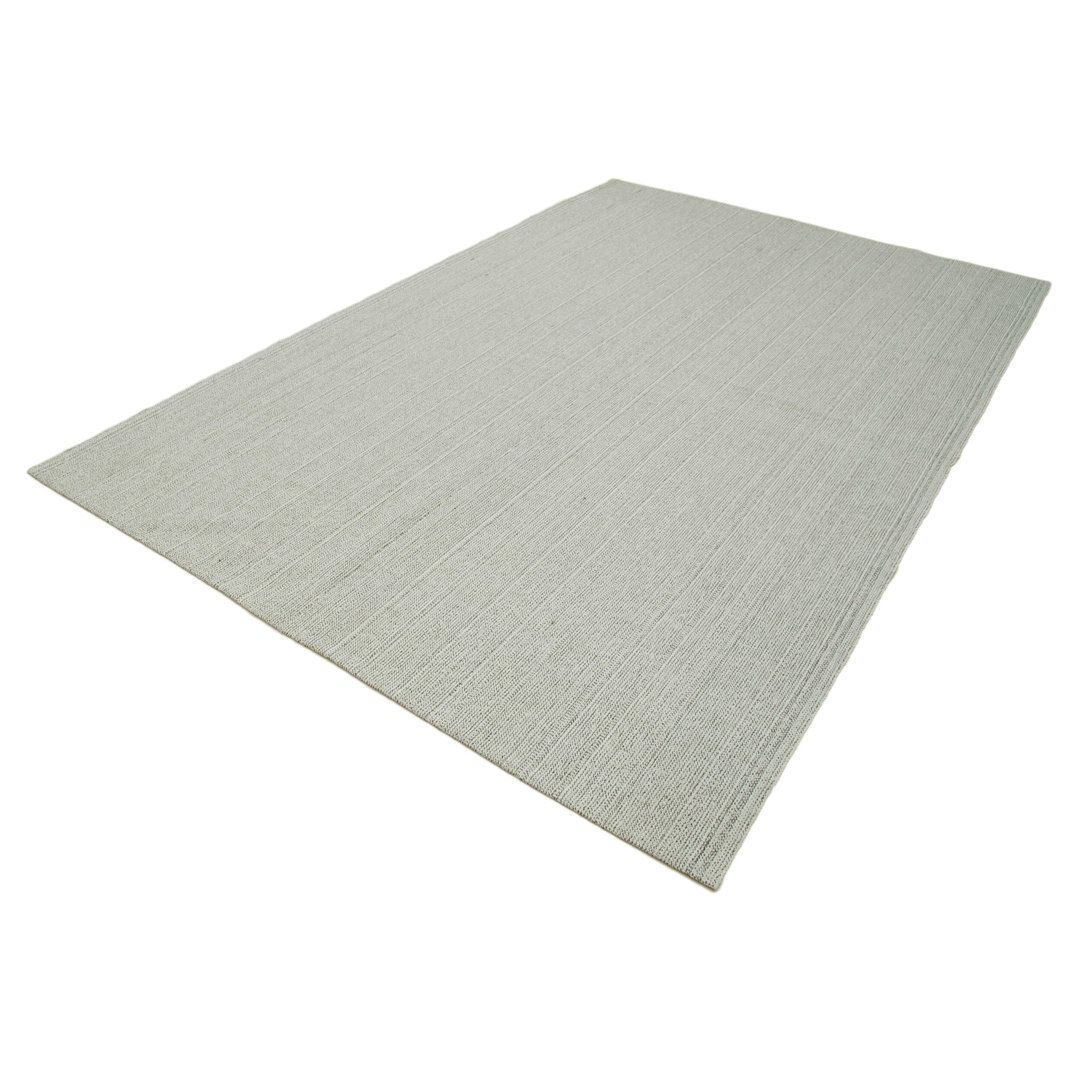 Vintage Flatweave Beige Vintage Wool Handmade Area Rug