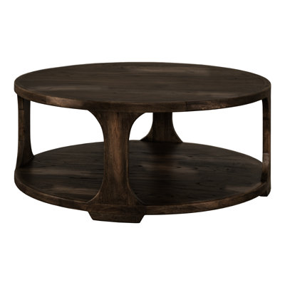 1 Shelf Round Cocktail Table by Loon Peak