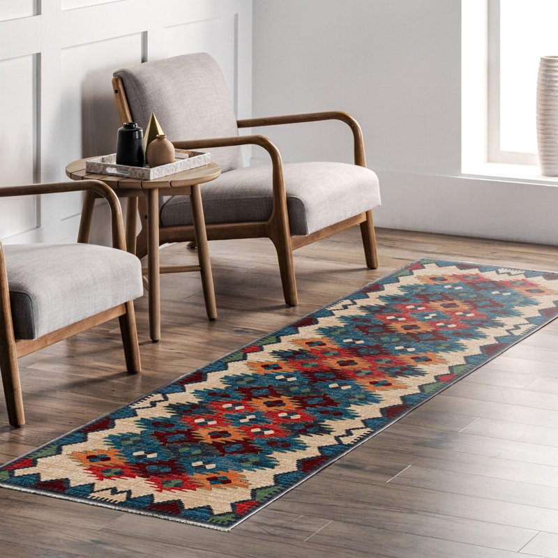 Tapis rectangulaire Zyir avec envers antidérapant, Rectangle 6 pi 7 po x 9 pi 7 po