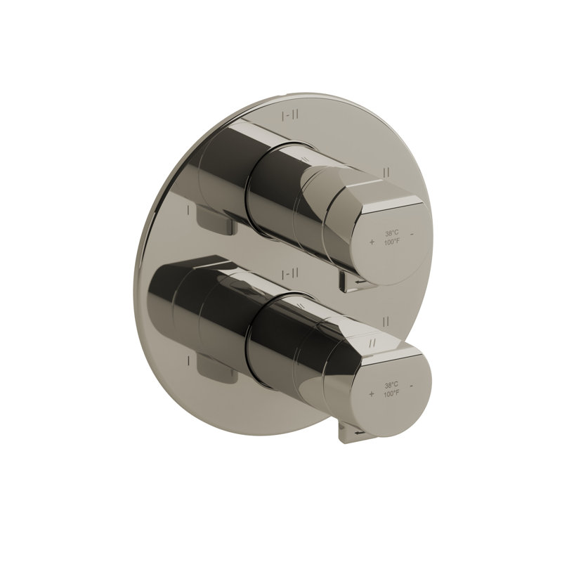 Parabole 3/4 "Therm et équilibrage de pression avec 6 fonctions, Nickel poli