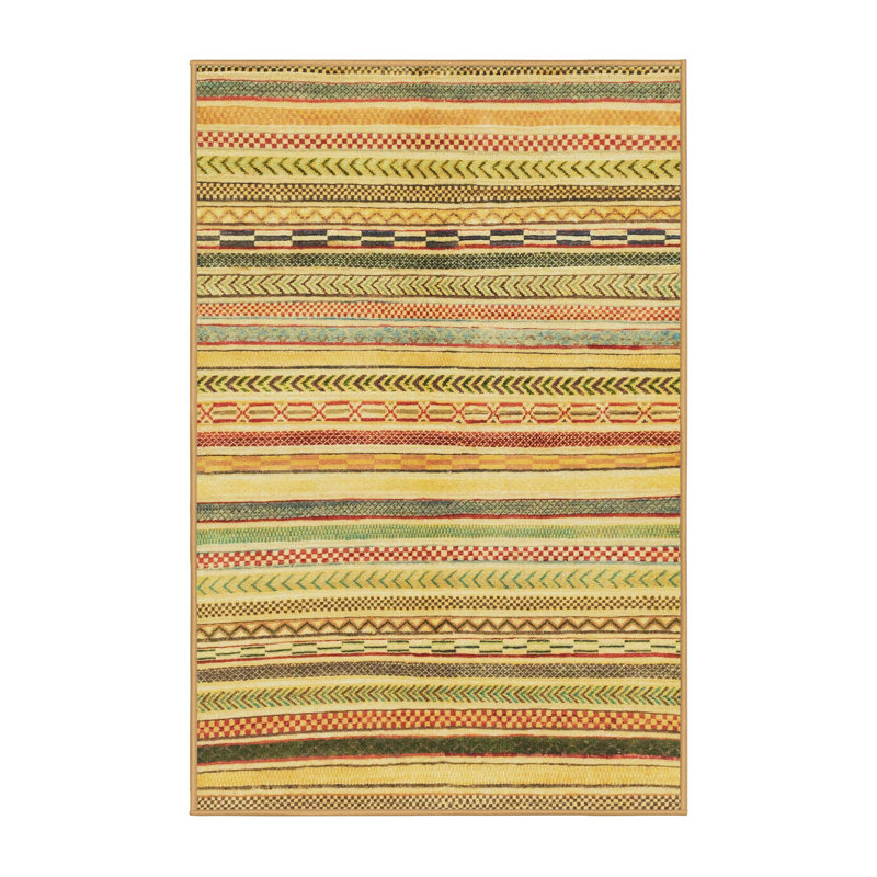 Abstract Indoor Rug, Rectangle 7' x 9'