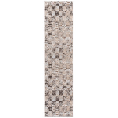 Wave Performance Checkered Indoor Rug