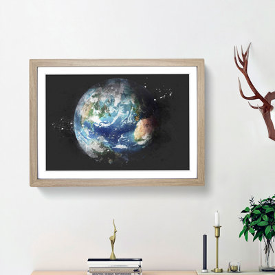 Our Planet Earth - Picture Frame Graphic Art Print