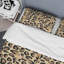 Ensemble de housse de couette en microfibre noir / brun 2 pièces-109282492