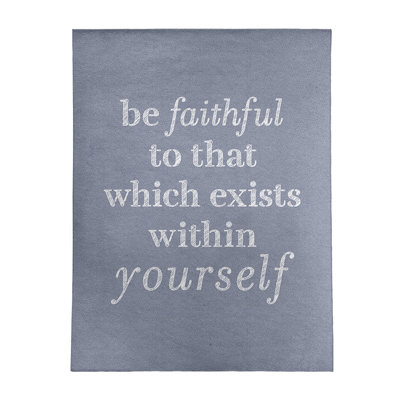Quotes Chenille Indoor Rug