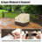 Waterproof Patio Chair Covers, Outdoor Furniture Covers For Rocking & Adirondack Chairs, Fits Up To 32"w X 37"d X 36"h, Moisture-proof Uv Protection, Brown & Khaki, 2-pack-898713956