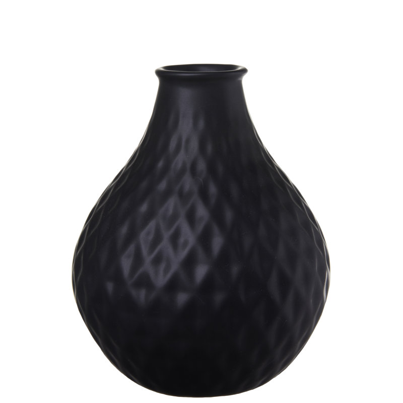 Vase de table en céramique 6,5 po Dwain, Blanc