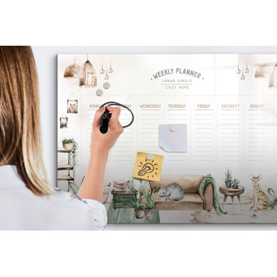 Magnetic Glass Dry Erase Board