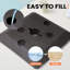 Parasol extérieur rectangulaire en porte-à-faux à DEL 129 po x 105 po, poids comptoir inclus-1138202239