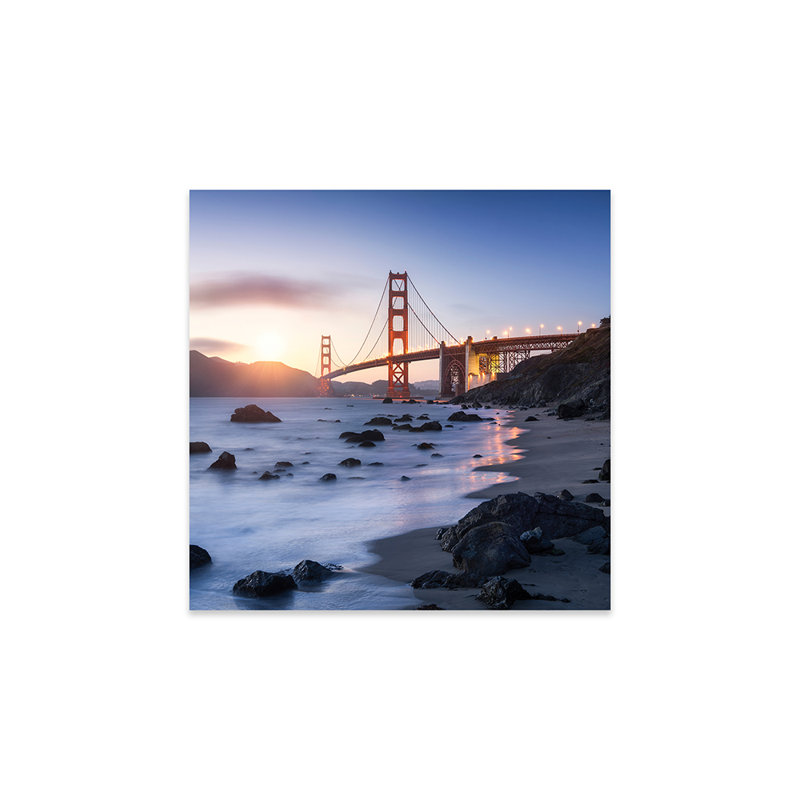 Golden Gate Bridge, San Francisco, États-Unis, impression sur verre acrylique, H 16 po x l 24 po x P 0,25 po