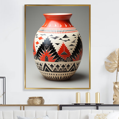 Poterie Native Pueblo sur toile