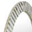 Demson Bone Round Mirror