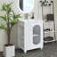 Meuble-lavabo simple 20 po avec plateau en céramique Joab