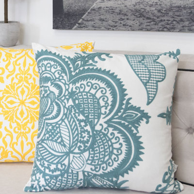  Indoor/Outdoor Cotton Throw Pillow