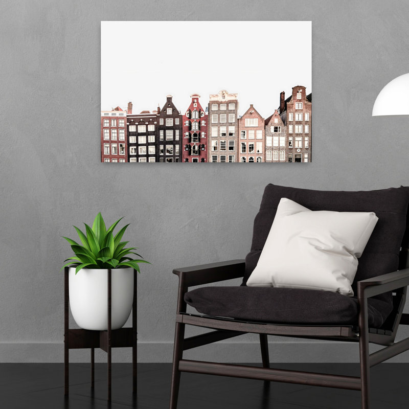 Art mural contemporain Amsterdam, 16" H x 24" W