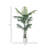 71" Artificial Faux Palm Tree in a Resin Planter | Fake  Palm Tree in a Modern Planter
