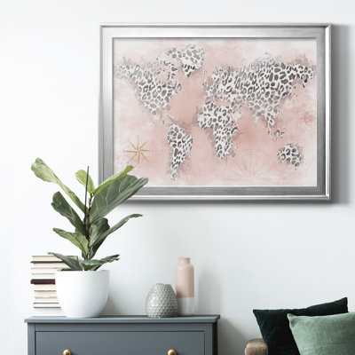 " Pink Cheetah Map "