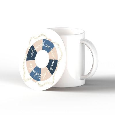 Ceramic Round 1 Piece Coaster