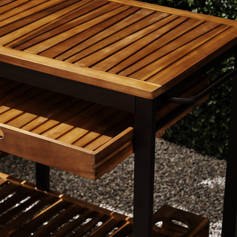 Panier en bois Vivlio + métal (tabouret non inclus)