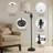 Vintage Farmhouse Swing Arm Floor Lamp - 350° Adjustable Color Temperature for Living Room