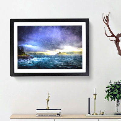 Faroe Island Ocean View - Picture Frame Graphic Art Print