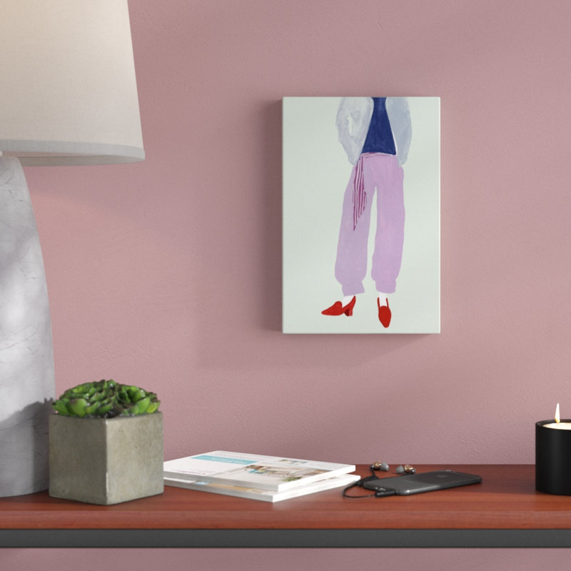 Standing Figure I by Melissa Wang - Painting Print, Wrapped Canvas, 30cm H x 20cm W