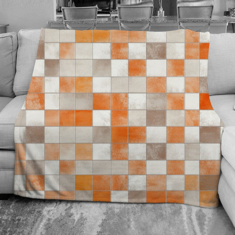 Checkered Fleece Blanket, Twin