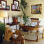 «Villa at Bordviera» par Claude Monet - Peinture sur toile encadrée-310421076-310423585