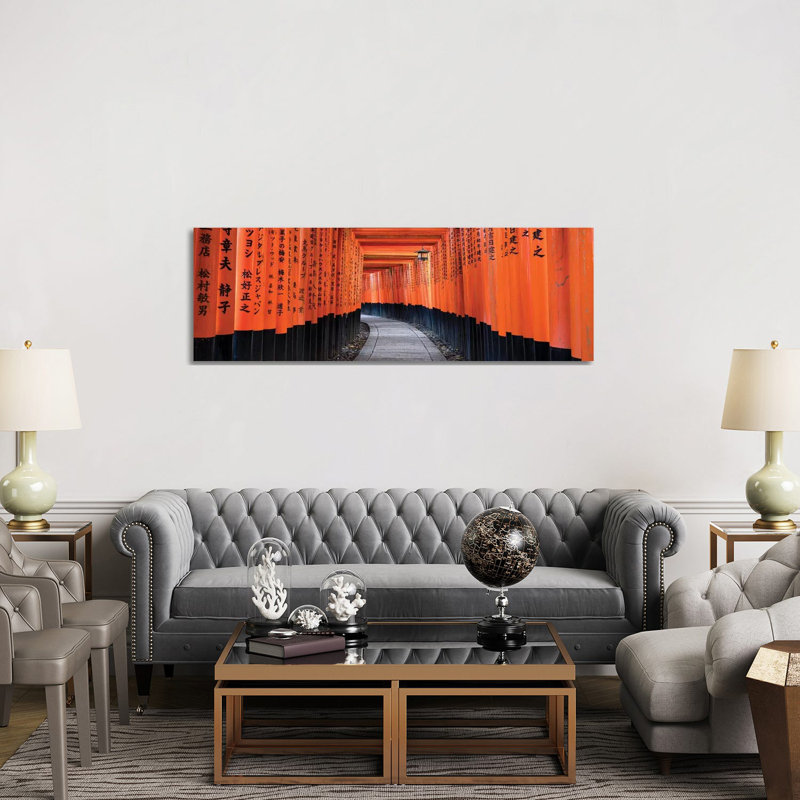 Fushimi Inari Taisha In Kyoto, Japan by Jan Becke - Wrapped Canvas Panoramic Print, 50.8cm H x 152.4cm W x 3.81cm D