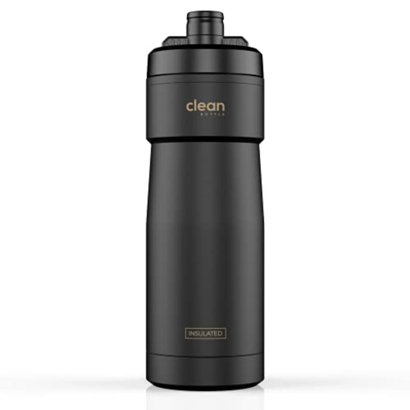 Clean Bottle Water Bottle, Black