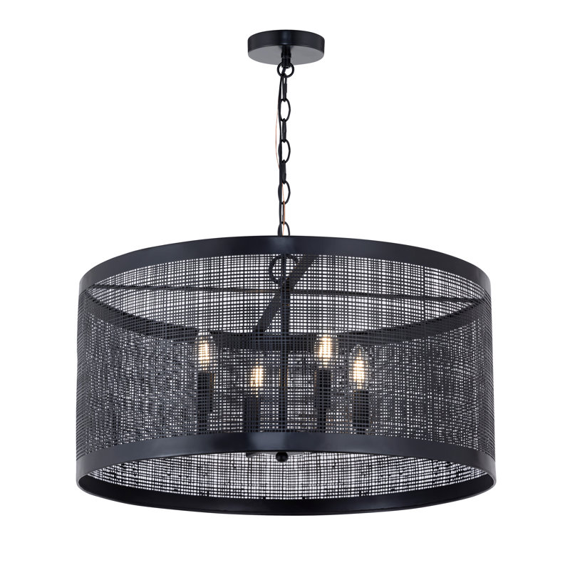 Hatcher-Single Pendant, Black